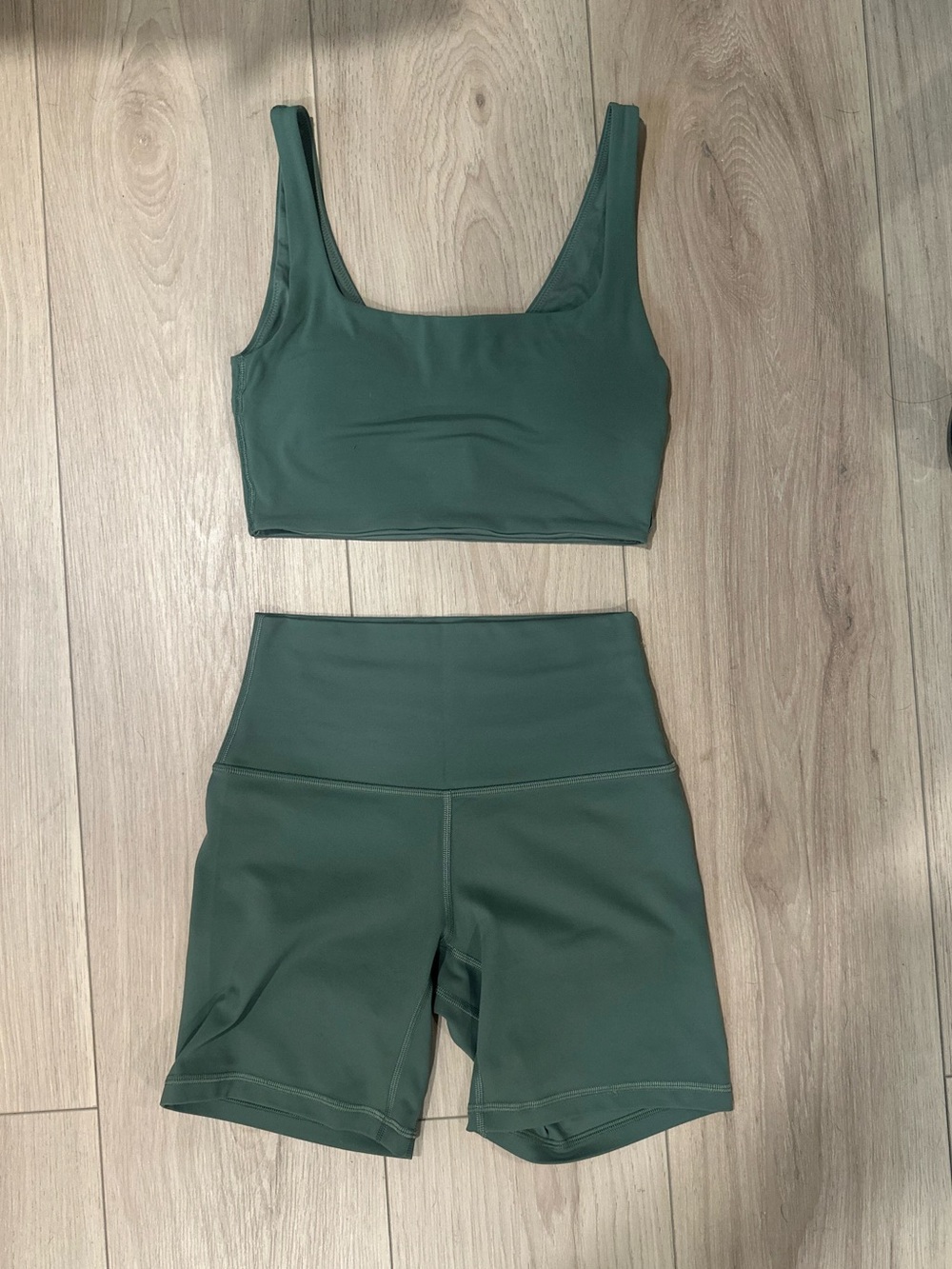 Lululemon Green Yoga Set